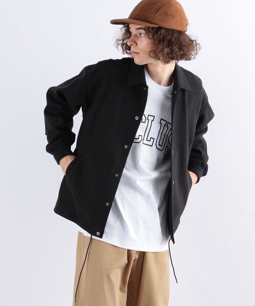 SHIPS any(シップス エニィ)の「SHIPS any: 【ウォッシャブル】ウールライク ポンチ コーチジャケット◇(ブルゾン・メンズ・ブラック/グレー/ネイビー・MEDIUM/LARGE/X-LARGE)」の17枚目の写真