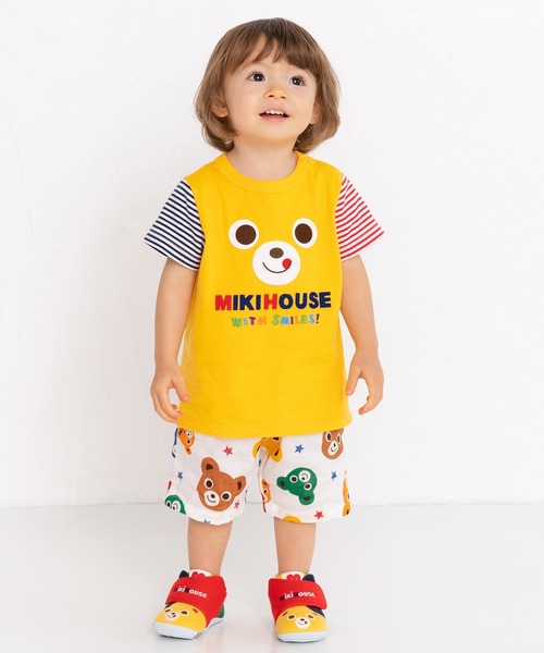 MIKI HOUSE（ミキハウス）の「プッチー総柄リラックスパンツ
