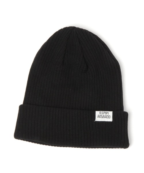 repipi armario（レピピ アルマリオ）の「2WAYニットワッチ（ニットキャップ/ビーニー・キッズ・ブラック/ライトピンク/アイボリー/ミント/ダークブラウン・FREE）」の3枚目の写真