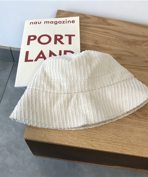 MANGROVE（マングローブ）の「コーデュロイバケットハット（キャップ・レディース・ブラウン/アイボリー/ブラック・FREE）」の10枚目の写真