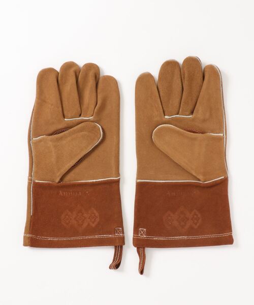 チャイハネ(チャイハネ)の「【チャイハネ】牛革スエードグローブ(手袋・メンズ・ブラウン/インディゴブルー/グリーン/キャメル/ブラック・FREE)」の12枚目の写真