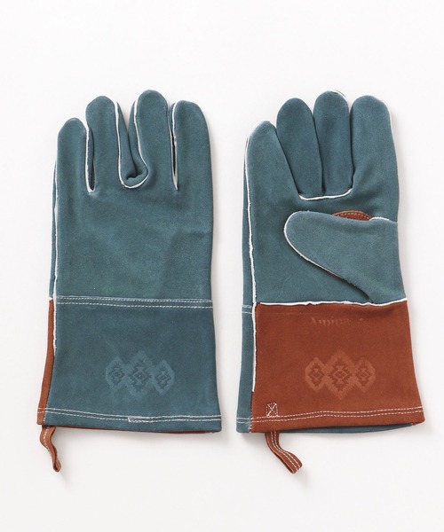 チャイハネ(チャイハネ)の「【チャイハネ】牛革スエードグローブ(手袋・メンズ・ブラウン/インディゴブルー/グリーン/キャメル/ブラック・FREE)」の5枚目の写真