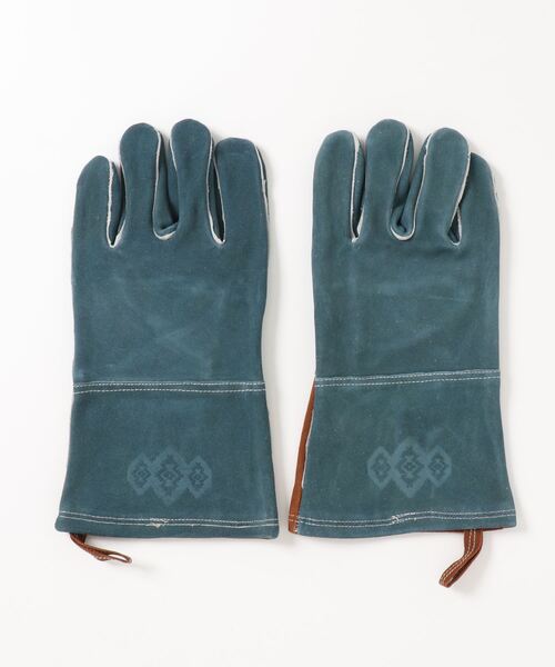 チャイハネ(チャイハネ)の「【チャイハネ】牛革スエードグローブ(手袋・メンズ・ブラウン/インディゴブルー/グリーン/キャメル/ブラック・FREE)」の10枚目の写真