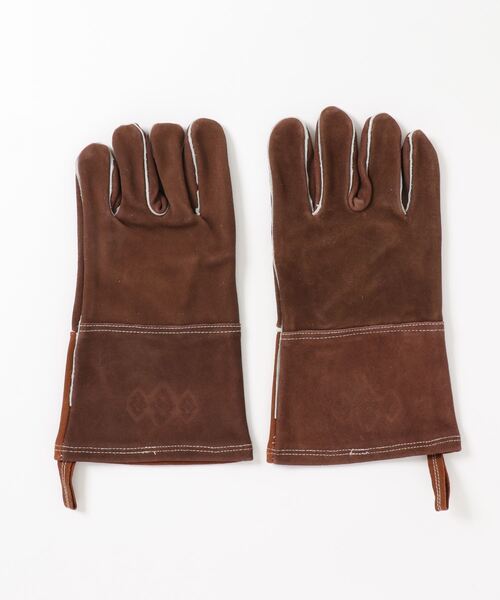 チャイハネ(チャイハネ)の「【チャイハネ】牛革スエードグローブ(手袋・メンズ・ブラウン/インディゴブルー/グリーン/キャメル/ブラック・FREE)」の8枚目の写真