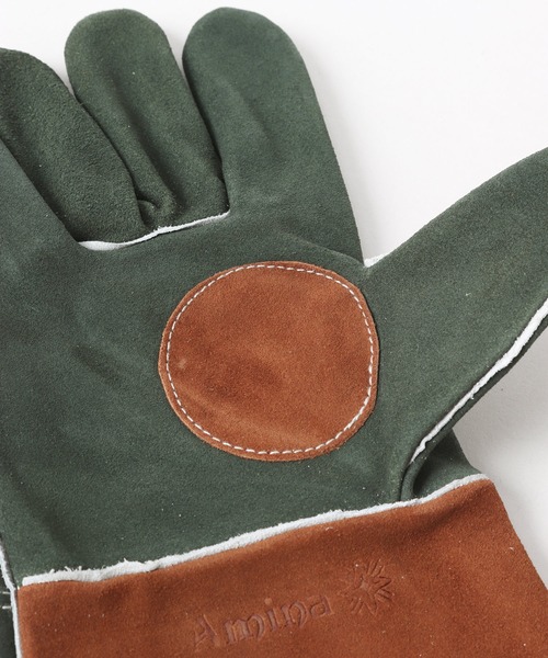 チャイハネ(チャイハネ)の「【チャイハネ】牛革スエードグローブ(手袋・メンズ・ブラウン/インディゴブルー/グリーン/キャメル/ブラック・FREE)」の7枚目の写真