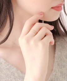 Phoebe | <ラストワン>【K10】ダブルラインリング&イヤーカフ(リング)