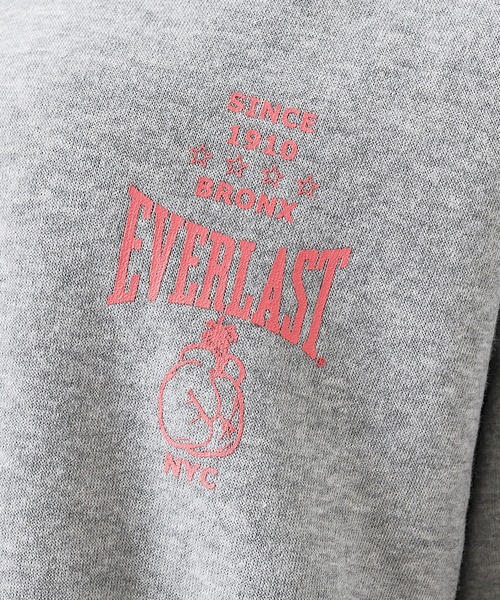 EVERLAST(CROSSPLUS ONLINE)(エバーラスト)の「後ろロゴプリント ビックパーカースウェットワンピース(ワンピース・レディース・ベージュ/ネイビー/杢グレー・LL/M/L)」の11枚目の写真