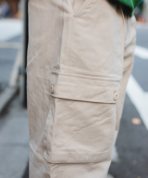 BROKEN BASE(ブロークンベース)の「ダッチアーミーモチーフカーゴパンツ(カーゴパンツ・メンズ・カーキ/ホワイト・SMALL/MEDIUM/LARGE)」の6枚目の写真