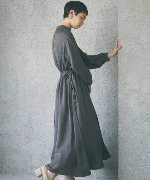 armonia（アルモニーア）の「armonia・ウエストマークワンピース＊（ワンピース・レディース・ブルー/グレー・FREE）」の2枚目の写真