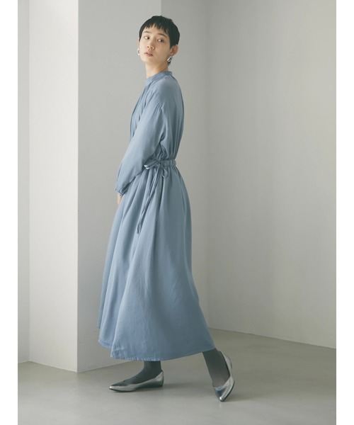 armonia（アルモニーア）の「armonia・ウエストマークワンピース＊（ワンピース・レディース・ブルー/グレー・FREE）」の3枚目の写真