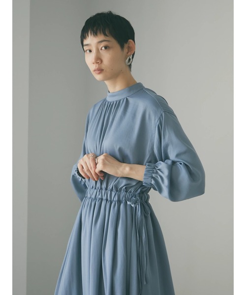 armonia（アルモニーア）の「armonia・ウエストマークワンピース＊（ワンピース・レディース・ブルー/グレー・FREE）」の6枚目の写真