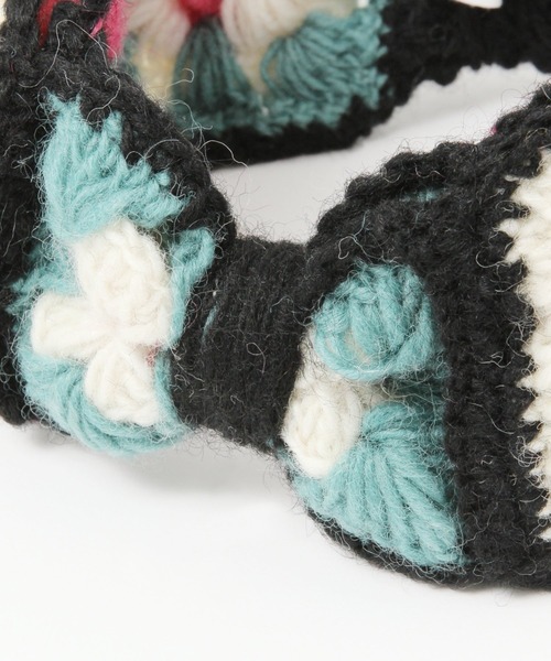 niko and...(ニコアンド)の「オリジナルクロシェニットターバン(その他ヘアアクセサリー・レディース・ブラック/パープル/ブラウン・FREE)」の9枚目の写真