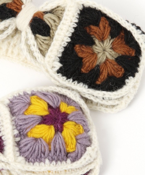 niko and...(ニコアンド)の「オリジナルクロシェニットターバン(その他ヘアアクセサリー・レディース・ブラック/パープル/ブラウン・FREE)」の12枚目の写真