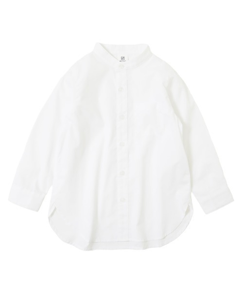 devirock(デビロック)の「スタンドカラーロング丈シャツ(シャツ/ブラウス・キッズ・ホワイト/ネイビー/グレー・110cm/120cm/130cm/140cm/150cm/160cm/100cm)」の11枚目の写真
