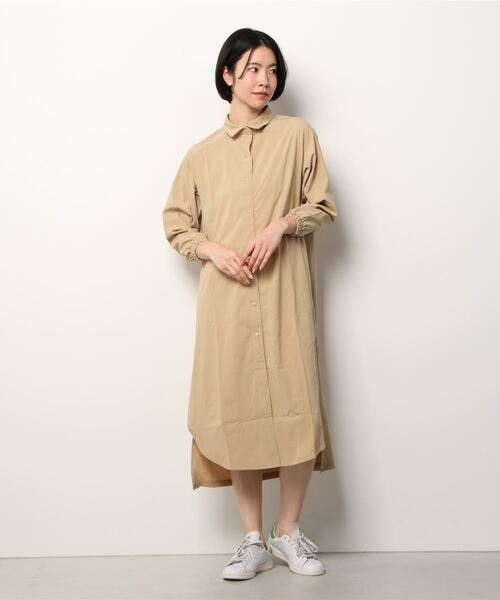 adidas(アディダス)の「アディダス adidas WSSナガソデウーブンドレス(ワンピース・レディース・ブラック/ベージュ・L/M/S/XL)」の2枚目の写真