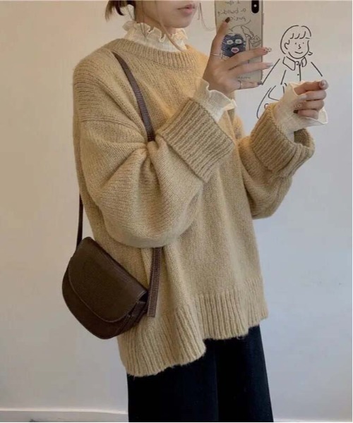 HARLEM ROUNGE(ハーレムラウンジ)の「シャーリングシアートップス(シャツ/ブラウス・レディース・ホワイト/ブラック/クリーム・FREE)」の7枚目の写真
