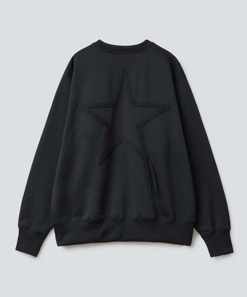 CONVERSE TOKYO(コンバーストウキョウ)の「スピンドルスウェット(スウェット・レディース・ブラック/グリーン/チャコールグレー/パープル・SMALL/MEDIUM)」の17枚目の写真