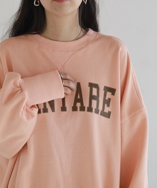 Bab（バブ）の「カレッジロゴビックシルエットスウェット（スウェット・レディース・ネイビー/ピンク/杢グレー・M）」の20枚目の写真