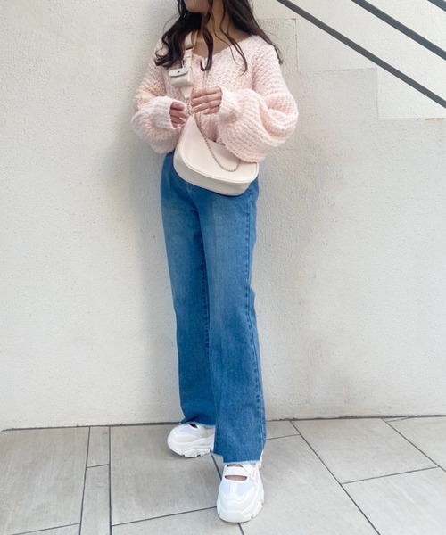 one after another NICE CLAUP(ワンアフターアナザーナイスクラップ)の「ベルト厚底スニーカー(スニーカー・レディース・アイボリー/ブラック・SMALL/MEDIUM/LARGE)」の11枚目の写真