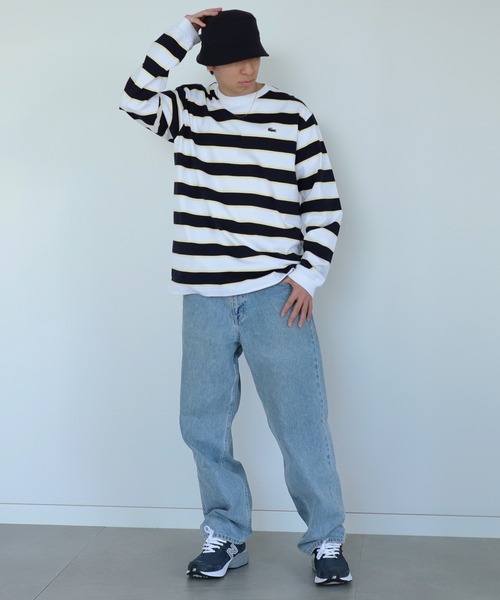 BEAMS(ビームス)の「LACOSTE × BEAMS / 別注 Border Long Sleeve T-shirt(Tシャツ/カットソー・メンズ・ホワイト/ライトブルー/ネイビー・1/2/4/3/5)」の22枚目の写真