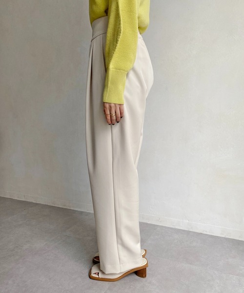 CAPRICIEUX LE'MAGE（カプリシューレマージュ）の「Vカットベルトパンツ（その他パンツ・レディース・ホワイト系その他/ブラック/モカ・36/38）」の15枚目の写真