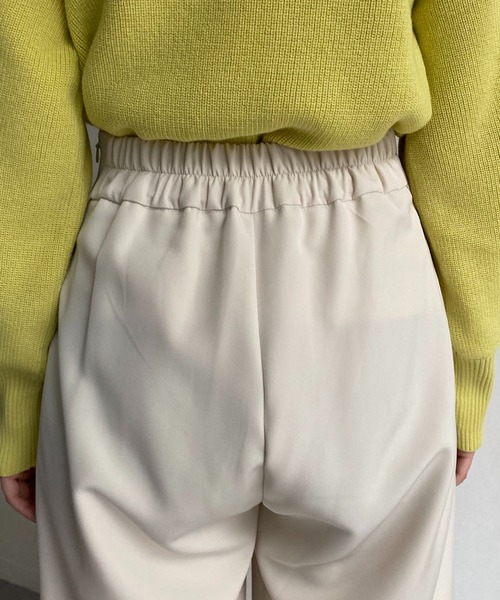 CAPRICIEUX LE'MAGE（カプリシューレマージュ）の「Vカットベルトパンツ（その他パンツ・レディース・ホワイト系その他/ブラック/モカ・36/38）」の17枚目の写真