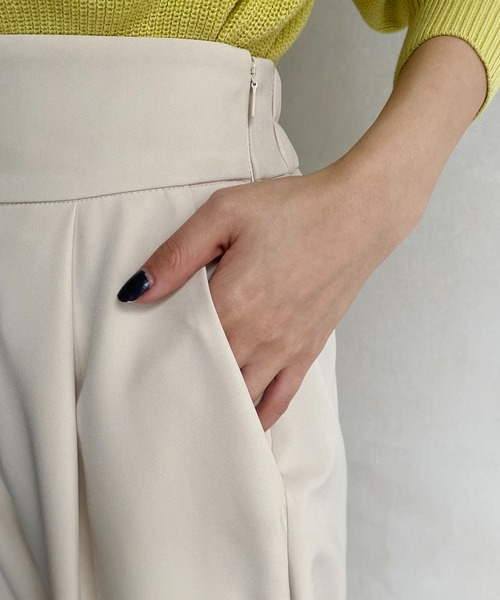 CAPRICIEUX LE'MAGE（カプリシューレマージュ）の「Vカットベルトパンツ（その他パンツ・レディース・ホワイト系その他/ブラック/モカ・36/38）」の19枚目の写真