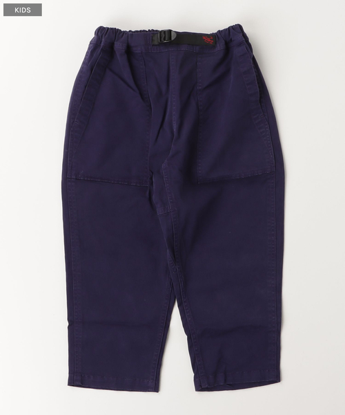 Gramicci（グラミチ）の「KIDS LOOSE TAPERED PANT｜キッズルーズテーパードパンツ（その他パンツ・キッズ・ベージュ系その他/ブラウン系その他/オリーブ/イエロー系その他/ネイビー系/ブラック/ブラウン系その他2/チャコールグレー/ブルー系その他/パープル系その他/グレー系その他6/グリーン系その他6/ブルーグレー/ダークパープル・140cm/150cm）」の12枚目の写真