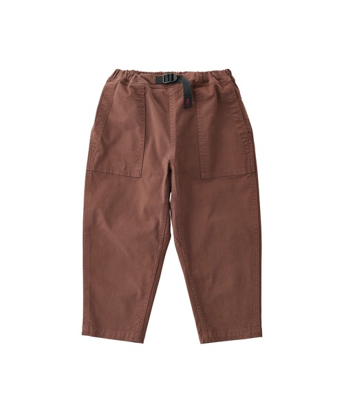 Gramicci（グラミチ）の「KIDS LOOSE TAPERED PANT｜キッズルーズテーパードパンツ（その他パンツ・キッズ・ベージュ系その他/ブラウン系その他/オリーブ/イエロー系その他/ネイビー系/ブラック/ブラウン系その他2/チャコールグレー/ブルー系その他/パープル系その他/グレー系その他6/グリーン系その他6/ブルーグレー・140cm/150cm）」の6枚目の写真