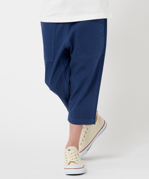 Gramicci（グラミチ）の「KIDS LOOSE TAPERED PANT｜キッズルーズテーパードパンツ（その他パンツ・キッズ・ベージュ系その他/ブラウン系その他/オリーブ/イエロー系その他/ネイビー系/ブラック/ブラウン系その他2/チャコールグレー/ブルー系その他/パープル系その他/グレー系その他6/グリーン系その他6/ブルーグレー・140cm/150cm）」の10枚目の写真