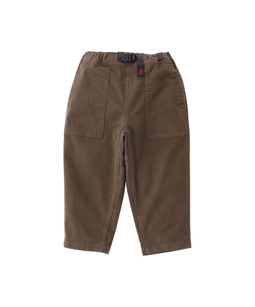 Gramicci（グラミチ）の「KIDS LOOSE TAPERED PANT｜キッズルーズテーパードパンツ（その他パンツ・キッズ・ベージュ系その他/ブラウン系その他/オリーブ/イエロー系その他/ネイビー系/ブラック/ブラウン系その他2/チャコールグレー/ブルー系その他/パープル系その他/グレー系その他6/グリーン系その他6/ブルーグレー・140cm/150cm）」の7枚目の写真