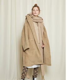 gomme（ゴム）の「トスカーナボア　ガウンコート（その他アウター）」