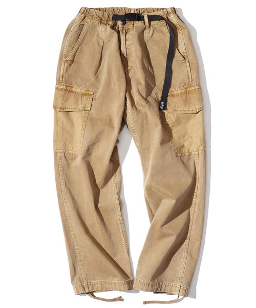 WILD THINGS(ワイルドシングス)の「WILD THINGS/ワイルドシングス PIGMENT DYED TWILL CARGO PANTS ピグメントダイツイルカーゴパンツ(カーゴパンツ・メンズ・ブラック/ナチュラル/オリーブ/ベージュ・M/L/XL)」の19枚目の写真