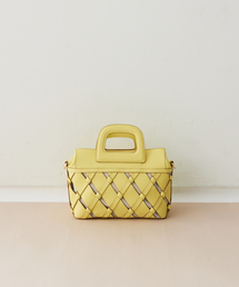 Kouti/レザーメッシュバスケット２WAY BAG