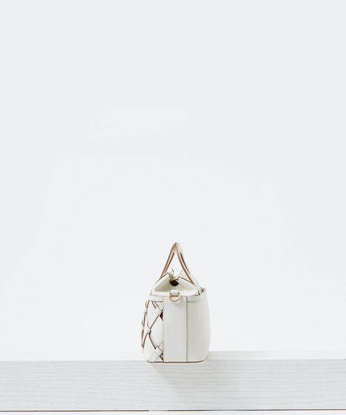 LOWELL things(ロウェル シングス)の「Kouti/レザーメッシュバスケット2WAY BAG(ハンドバッグ・レディース・アイボリー/イエロー・フリー)」の12枚目の写真