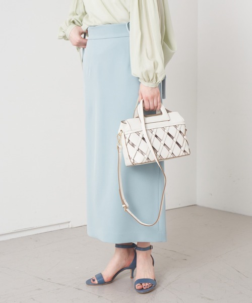 LOWELL things(ロウェル シングス)の「Kouti/レザーメッシュバスケット2WAY BAG(ハンドバッグ・レディース・アイボリー/イエロー・フリー)」の18枚目の写真