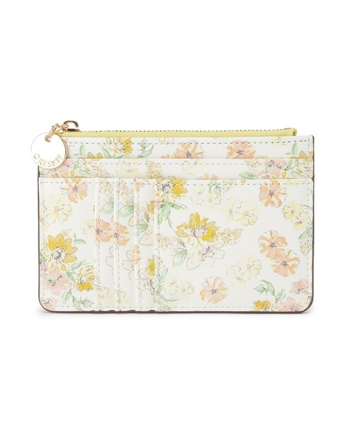 DRESKIP（ドレスキップ）の「◆マルチカードケース（ポーチ・レディース・アイボリー/イエロー系/ピンク系5・00）」の3枚目の写真