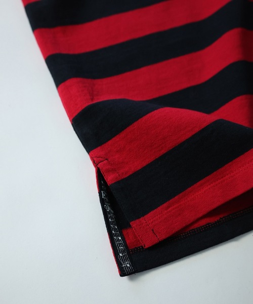 NUMBER (N)INE(ナンバーナイン)の「WIDE STRIPED LONG TANK TOP(タンクトップ・メンズ・ブラック×ホワイト/ブラック×レッド/ネイビー×ホワイト・2/4/3)」の7枚目の写真