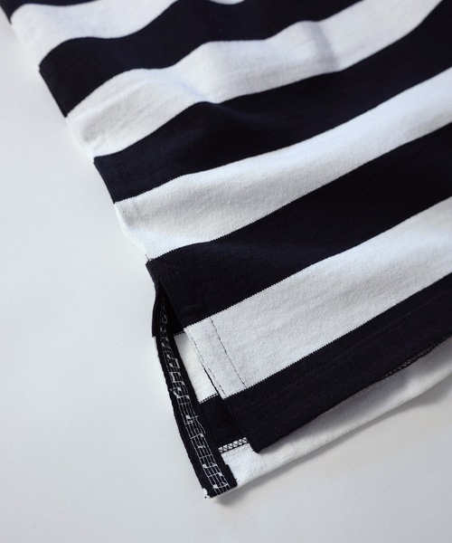 NUMBER (N)INE(ナンバーナイン)の「WIDE STRIPED LONG TANK TOP(タンクトップ・メンズ・ブラック×ホワイト/ブラック×レッド/ネイビー×ホワイト・2/4/3)」の5枚目の写真