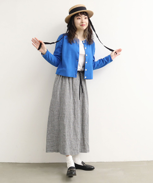 カーディガン ボレロ トップス Childwoman Amasisショートカーディガン カーディガン ボレロ Ambidex アンビデックス のファッション ワンピース