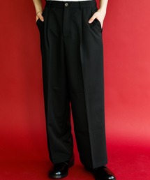 koe（コエ）の「ポリストレッチセンタープレスワイドパンツ*（その他パンツ・メンズ）」
