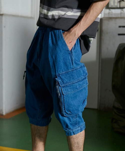 GORDON MILLER（ゴードンミラー）の「GORDON MILLER（ゴードンミラー）ガレージニッカー7分ショーツ（その他パンツ・メンズ・ブラック/インディゴブルー・M/L）」の6枚目の写真