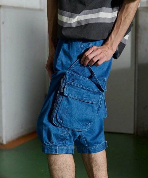 GORDON MILLER（ゴードンミラー）の「GORDON MILLER（ゴードンミラー）ガレージニッカー7分ショーツ（その他パンツ・メンズ・ブラック/インディゴブルー・M/L）」の7枚目の写真
