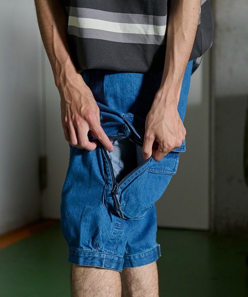 GORDON MILLER（ゴードンミラー）の「GORDON MILLER（ゴードンミラー）ガレージニッカー7分ショーツ（その他パンツ・メンズ・ブラック/インディゴブルー・M/L）」の8枚目の写真
