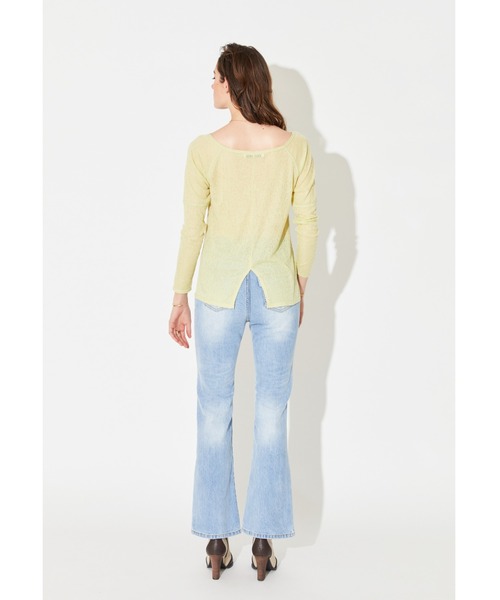 ALEXIA STAM(アリシアスタン)の「Bootscut Denim Pants/ブーツカットデニムパンツ(デニムパンツ・レディース・ブルー・S/M/XS)」の4枚目の写真