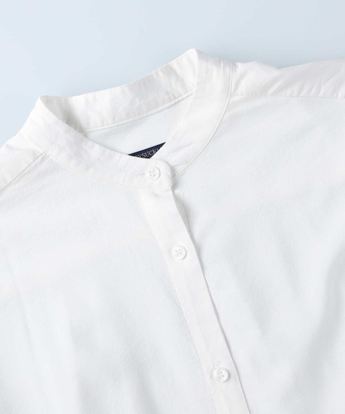 HONEYSUCKLE ROSE（ハニーサックルローズ）の「【HONEYSUCKLE ROSE】袖ボリュームチュニック（シャツ/ブラウス・レディース・ブルー/ブラック/オフホワイト・L/M）」の8枚目の写真