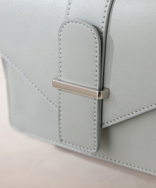 OLIVE des OLIVE(オリーブデオリーブ)の「ラインベルトショルダー(ショルダーバッグ・レディース・ベージュ/オフホワイト/サックスブルー・FREE)」の9枚目の写真