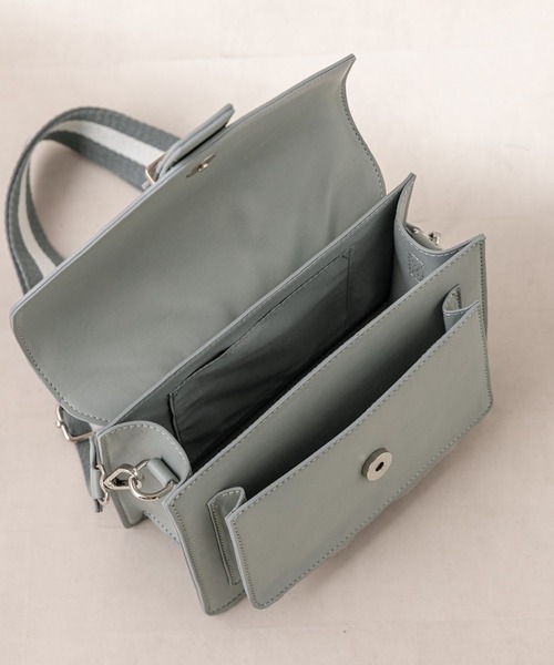 OLIVE des OLIVE(オリーブデオリーブ)の「ラインベルトショルダー(ショルダーバッグ・レディース・ベージュ/オフホワイト/サックスブルー・FREE)」の13枚目の写真