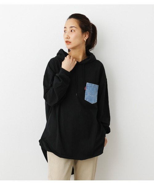 セール ビッグデニムポケットフーディー パーカー Rodeo Crowns Wide Bowl ロデオクラウンズワイドボウル のファッション通販 Zozotown