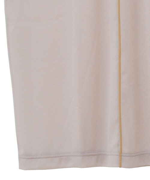 CLANE（クラネ）の「【CLANE/クラネ】LINE SHEER S/S TOPS ラインシアーショートスリーブトップス 12105-1112（Tシャツ/カットソー・レディース・ベージュ/ピンク/グリーン・FREE）」の16枚目の写真